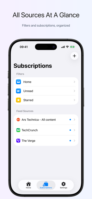 WeaveRead: RSS Reader Screenshot 3 of 3