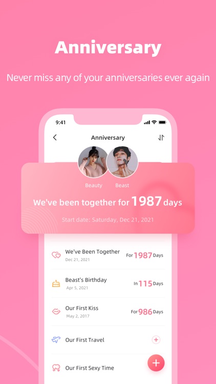 Sweet Us- Relationship Tracker screenshot-3