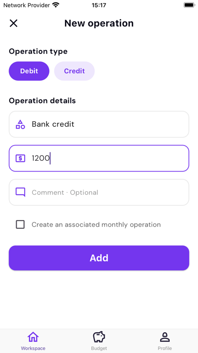 Flooz : Budget management Screenshot