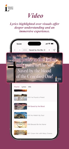 Legacy Hymns iPhone screenshot