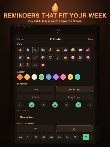 Habit Tracker: Daily Routines iPad screenshot
