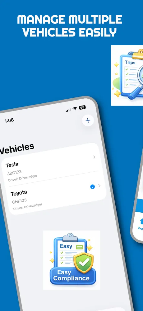 DriveLedger – Vehicle Logbook screenshot 2