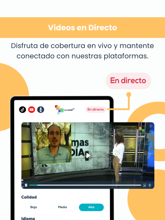teleSURtv iPad screenshot 5 - News app