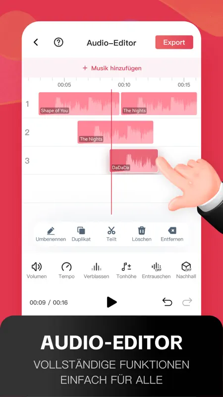 Audio Editor - MP3 Converter screenshot 2 of 8
