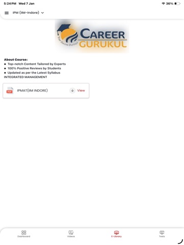 App screenshot