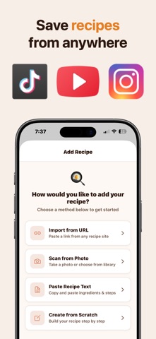 Recipe Organizer by Vima iPhone screenshot