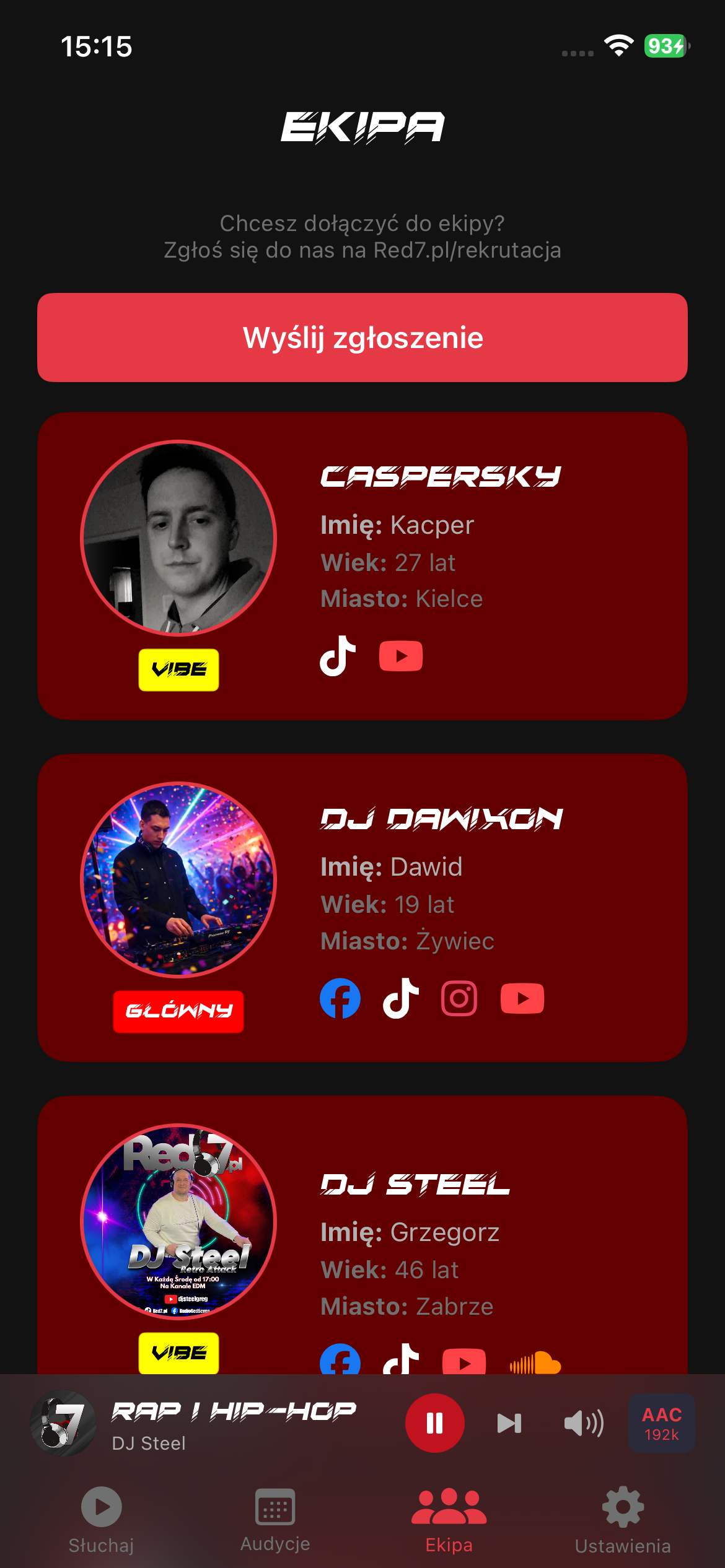 Red7.pl Radio screenshot 3