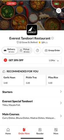 Everest Tandoori Restaurant. screenshot