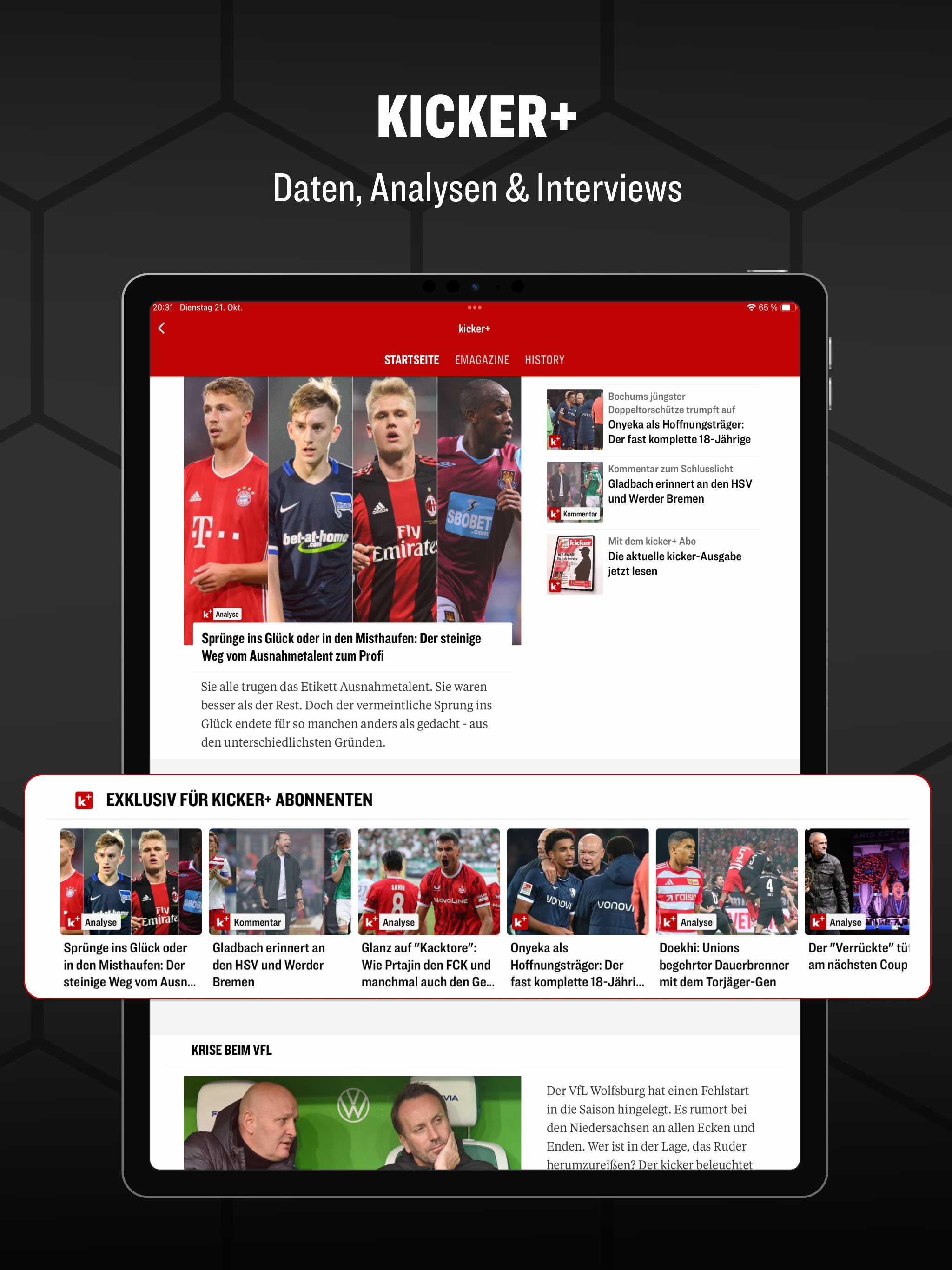 kicker Fußball News