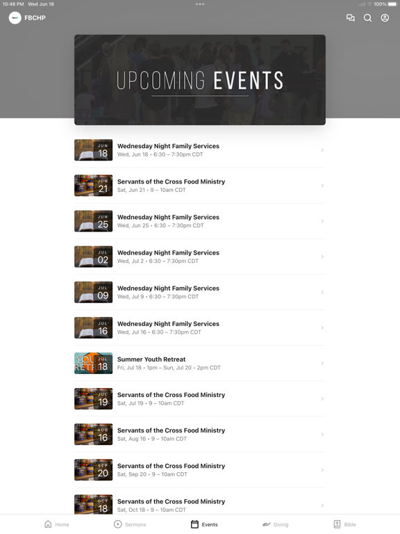 Screenshot #6 pour First Baptist Church of Holly