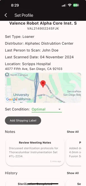 SetScan screenshot 1