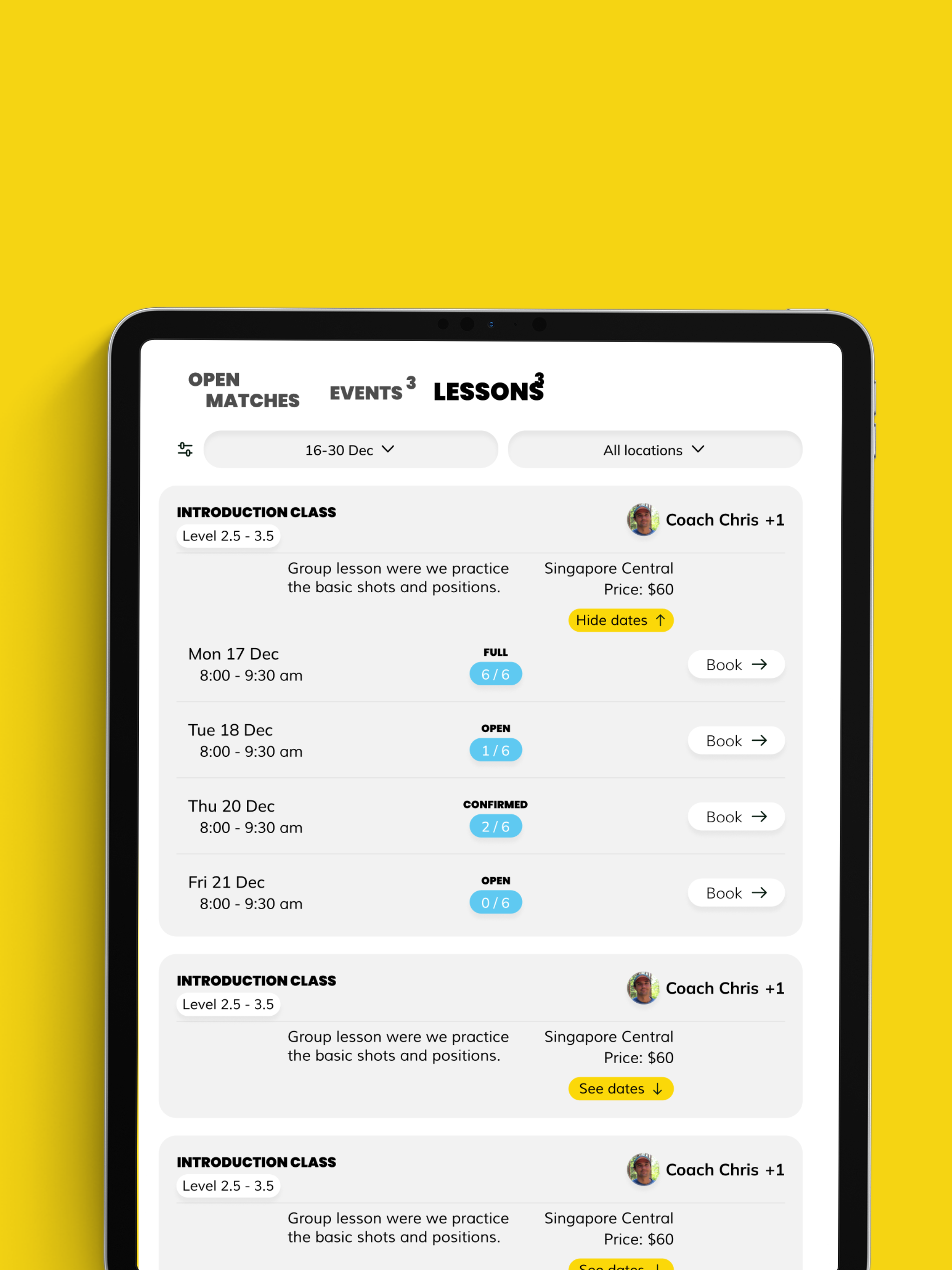 Padelarena - Matchmaking