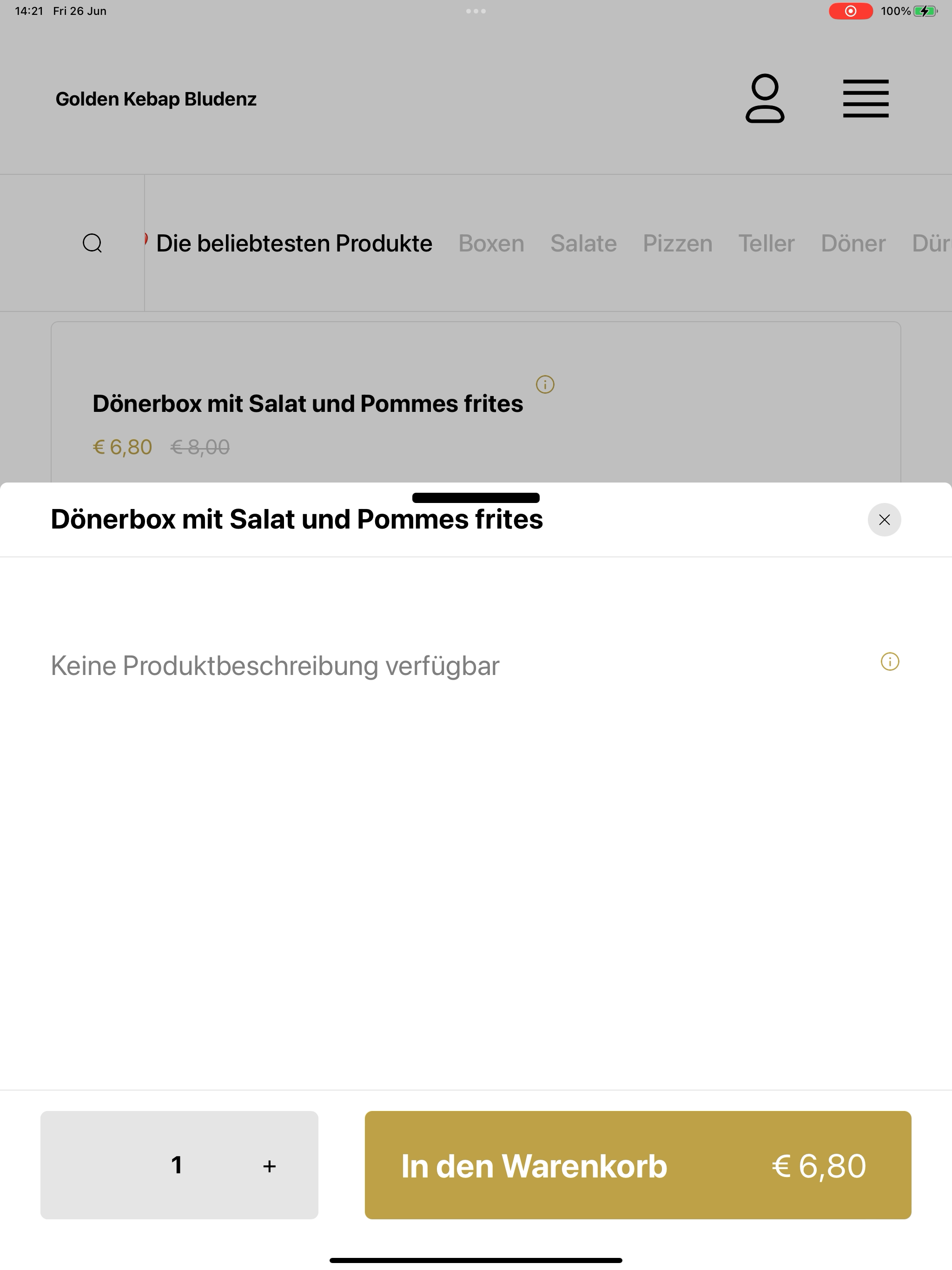 Golden Kebap Bludenz screenshot 15