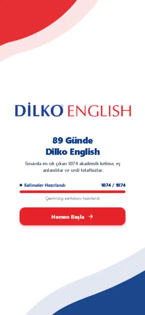 Dilko English Kelime Kampı screenshot 1