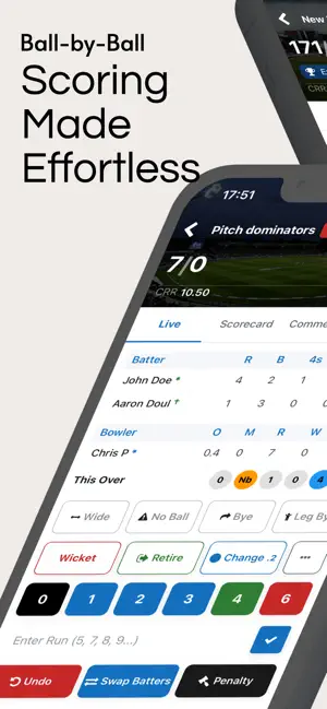 CricPulse-Cricket Scoring App screenshot 1