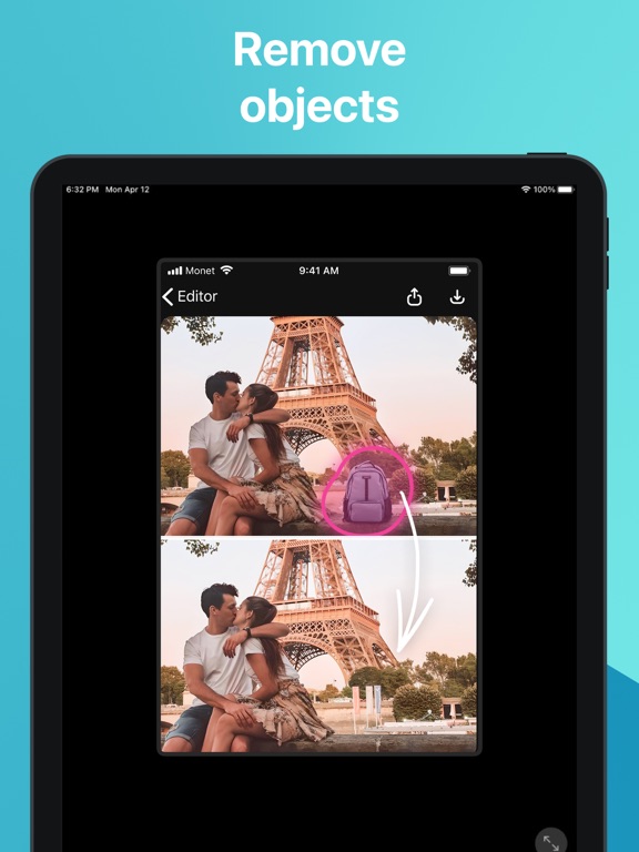 Screenshot #3 for Monet AI - Fix Photo & Enhance
