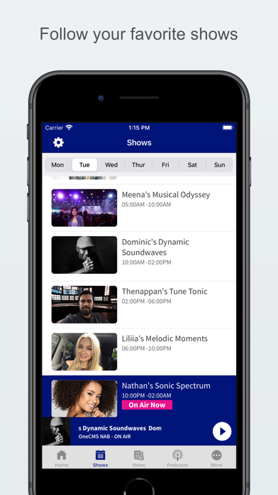 OneCMS NAB Show Screenshot