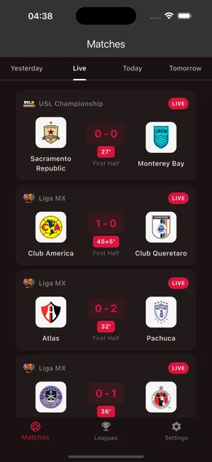 Ostora TV - Live Scores iPhone screenshot 1