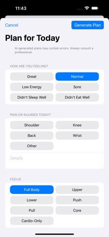 GuidedGym AI screenshot