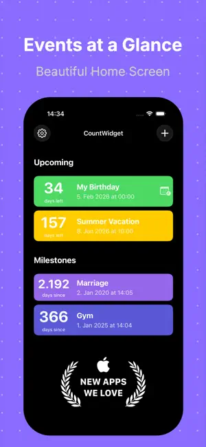 Countdown Widget – CountWidget screenshot 2