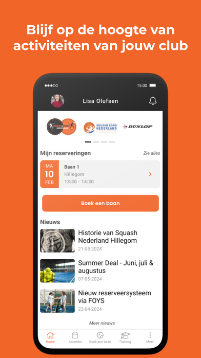 Squash en Padel Nederland Screenshot