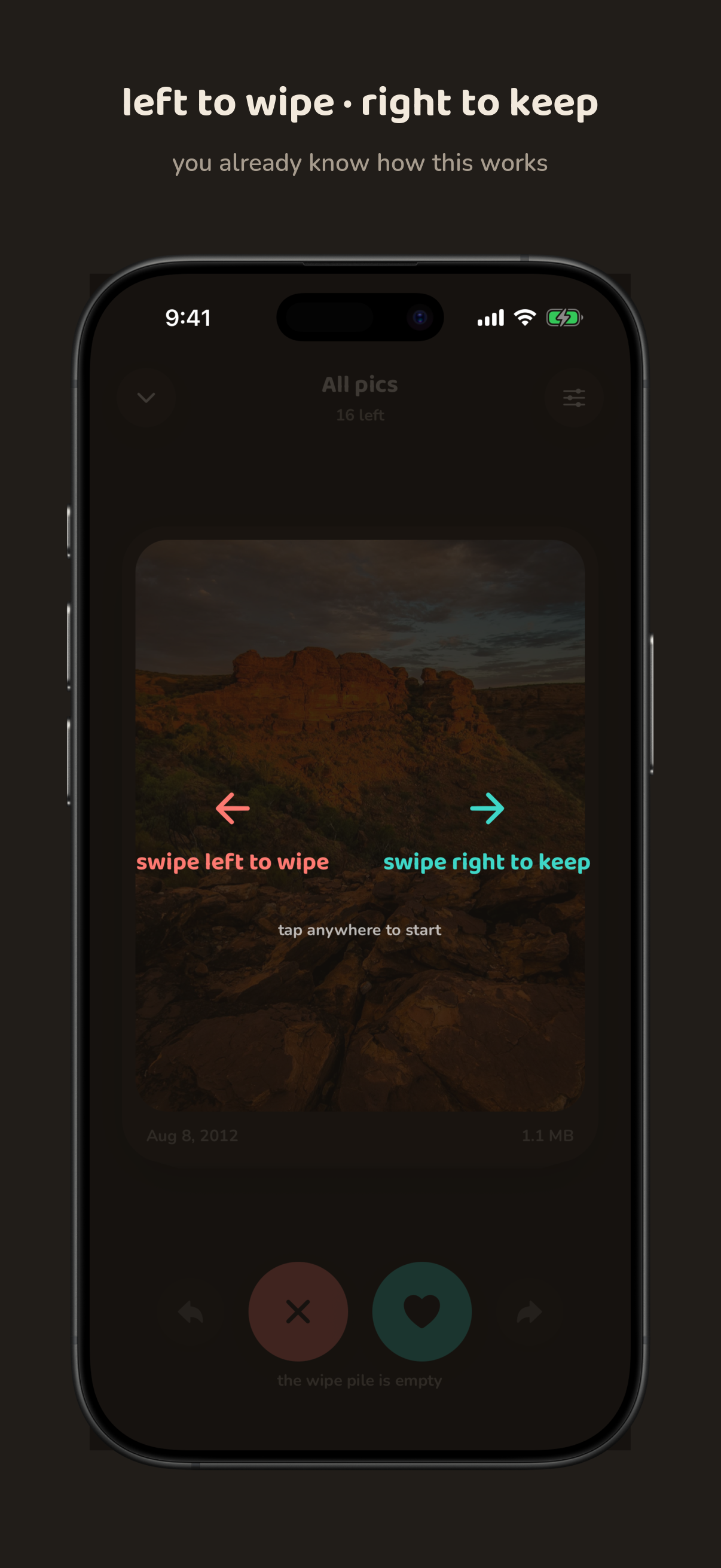 PicSwipe: Keep the Keepers screenshot 2