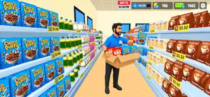 Captura de tela 4 de 6 de My Supermarket Simulator 3D®