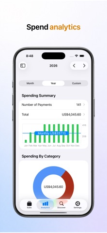 Subscriptions - Track Expenses iPhone screenshot