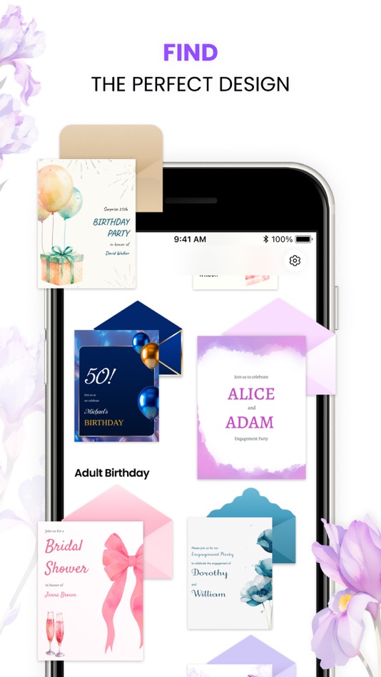 #4. Greeting Card Design & Wishes (iOS) 由: aiphoria studio