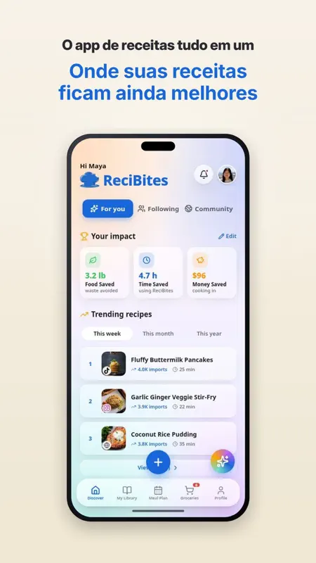 ReciBites: Organize Receitas screenshot 2 of 9