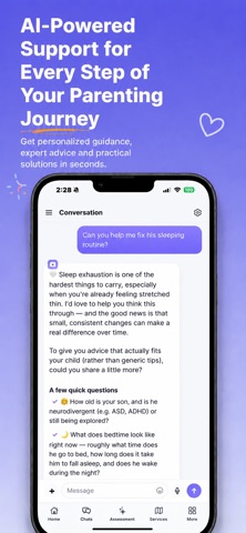 Parenta AI iPhone screenshot