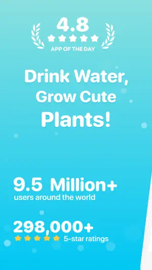 Plant Nanny Cute Water Tracker screenshot 1