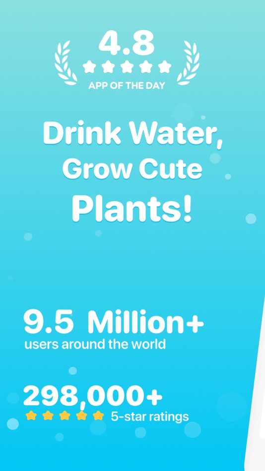 #1. Plant Nanny Cute Water Tracker (iOS) di: SPARKFUL INC.