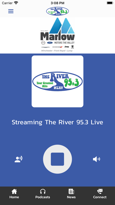 WZRV - The River 95.3 Screenshot 1 - AppWisp.com WZRV - The River 95.3 Screenshot 1 - AppWisp.com