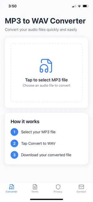 MP3 to WAV Converter screenshot 4