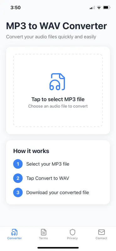 MP3 to WAV Converter screenshot 4 of 4