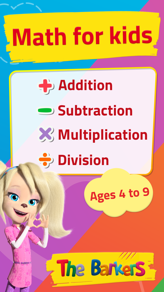 #1. Math Learning game for kids 1C (iOS) 来自: LLC "1C-Publishing"