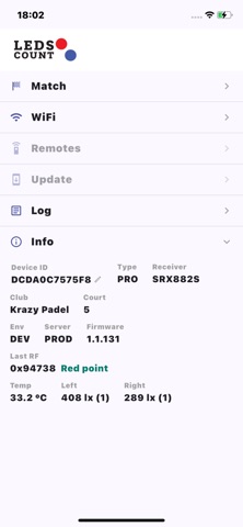 LedsCount Scoreboard screenshot