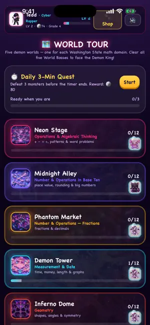 Demon Math Hunter screenshot 3