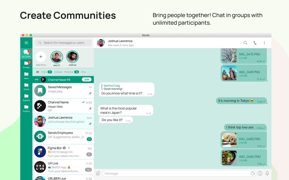 #2. Sends Messenger Desktop (macOS) Podle: DIGITALMETHOD TECH LTD