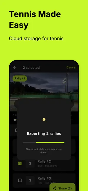 PerfectSwing: Rally Highlights iPhone screenshot 5