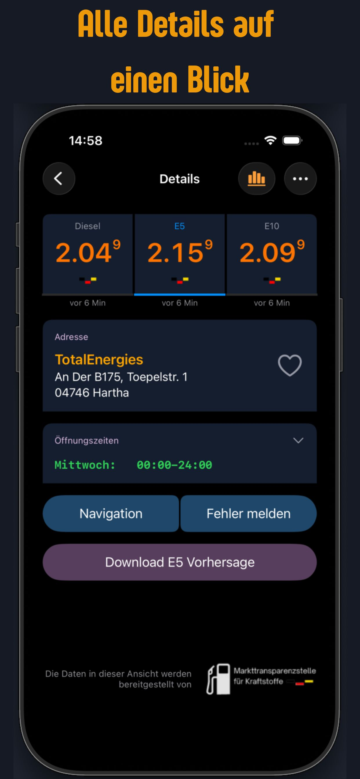 TankN - Günstig Tanken mit KI screenshot 3