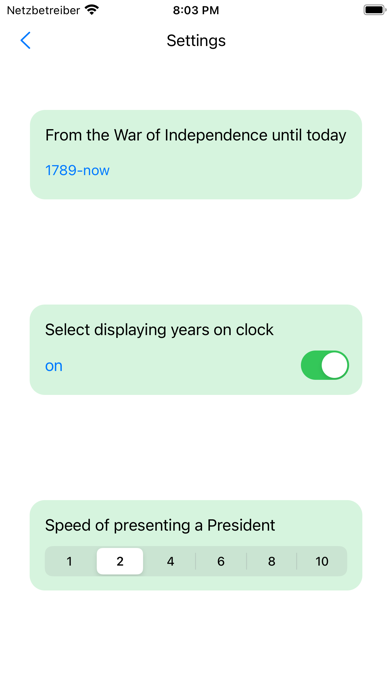 Screenshot #3 pour Presidents' Watch
