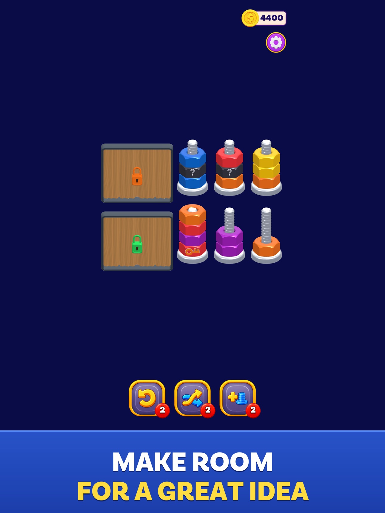 Screenshot 9 of Nut Stack: Color Sort Puzzle