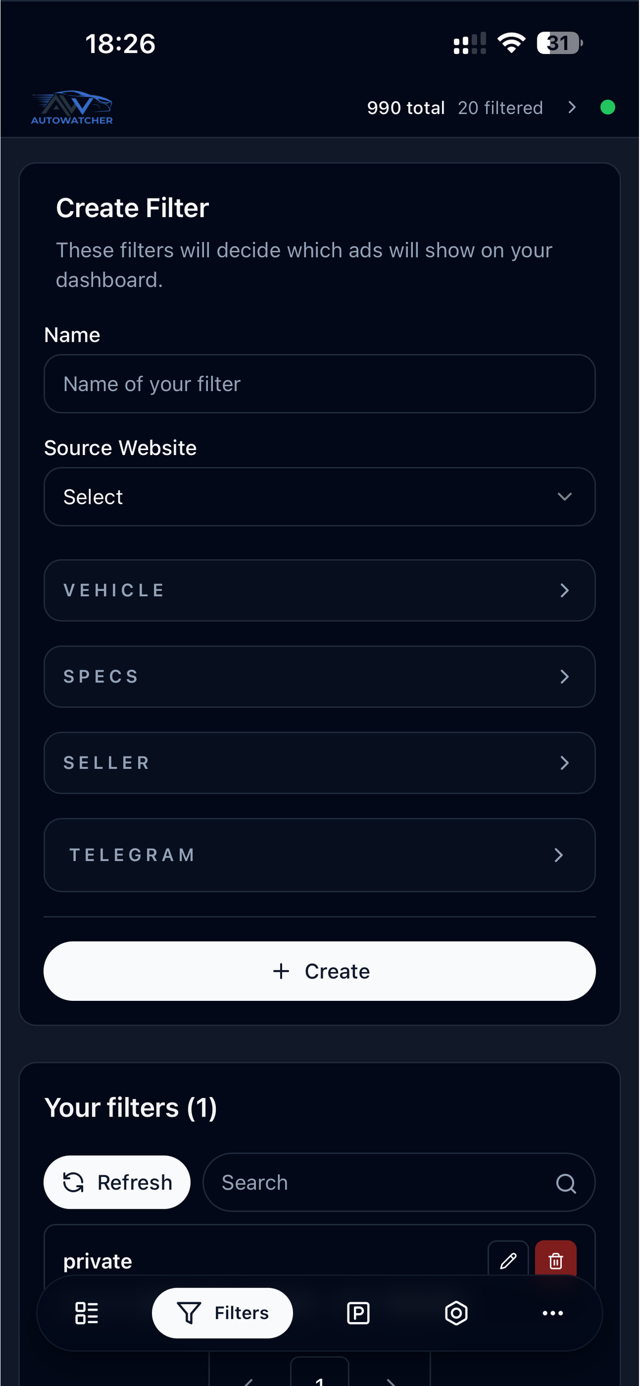 Autowatcher App