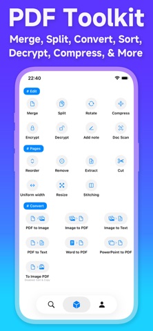 FuncPDF: Photo to PDF & Editor Screenshot 1 of 8