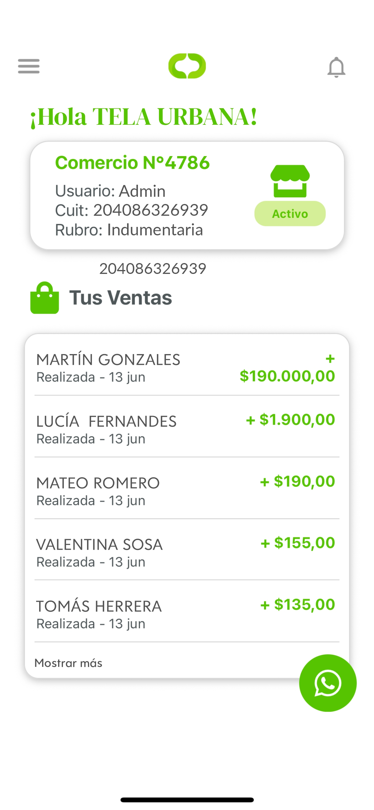 Centrocard Comercios