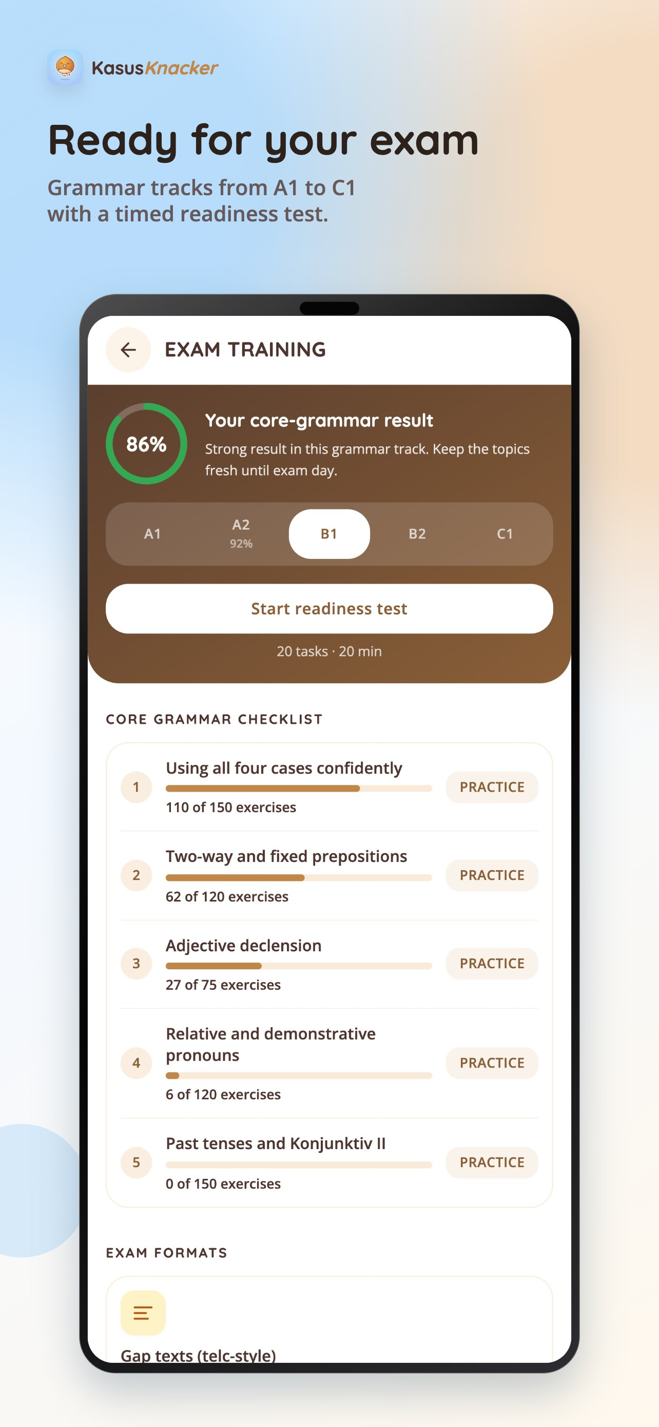 KasusKnacker: Practice German screenshot 3