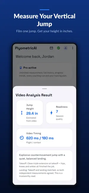 PlyoMetricAI: Vertical Jump screenshot 1