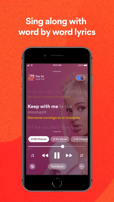 Musixmatch Dynamic Lyrics screenshot 4 of 9